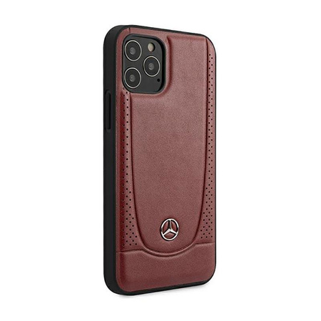 Mercedes Leather Urban Line - pouzdro pro iPhone 12 / iPhone 12 Pro (červené)