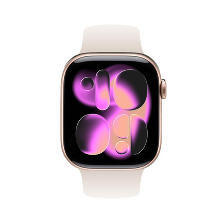 Crong Liquid - Pánt Apple Watch-hoz 38/40/41/42mm (kő bézs)