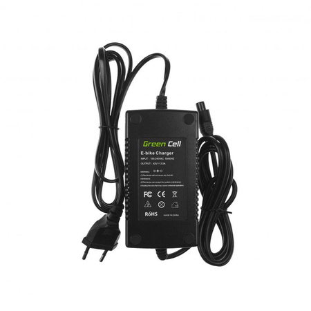 Green Cell - Chargeur 42V 2A (3 broches) pour batterie de vélo électrique 36V