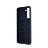 BMW Silicone Signature Logo - pouzdro pro Samsung Galaxy S21+ (Navy Blue)