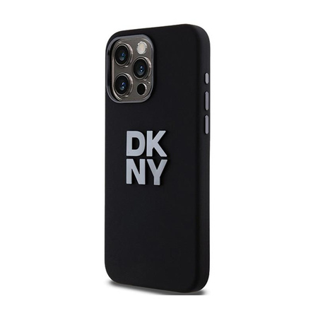 DKNY Liquid Silicone Metal Logo - iPhone 15 Pro Max tok (fekete)