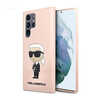 Karl Lagerfeld Silicone NFT Ikonik - Hülle für Samsung Galaxy S23 Ultra (Pink)