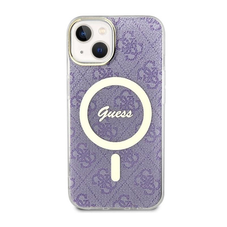Guess 4G MagSafe - Schutzhülle für iPhone 14 Plus (Violett)