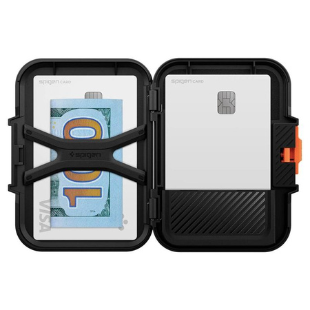 Spigen Lock Fit MagSafe - Magnetische Brieftasche (Schwarz)