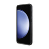 BMW Leather Carbon Blue Line - Case for Samsung Galaxy S24+ (black)