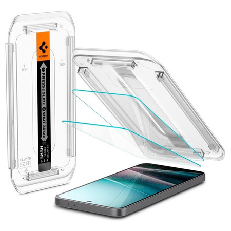 Spigen GLAS.TR EZ FIT 2-Pack - Verre trempé pour Samsung Galaxy A36 5G (2 pièces)
