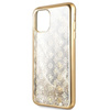 Guess 4G Peony Liquid Glitter - iPhone 11 Pro Max Case (Gold)