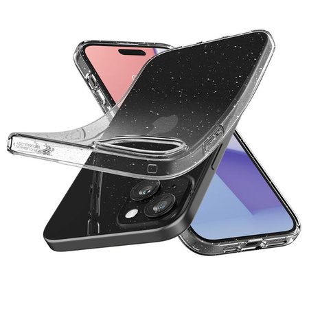 Spigen Liquid Crystal Glitter - Schutzhülle für iPhone 15 Plus (Transparent)