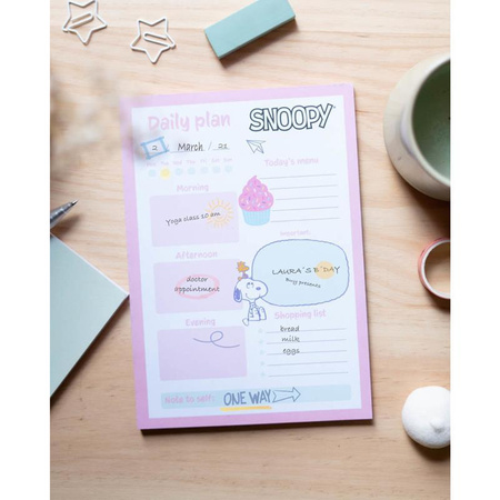 Snoopy - Agenda journalier 54 pages A5