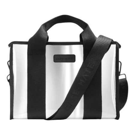 Case-Mate Mini Travel Tote Bag - vodotěsná taška přes rameno (stříbrná chromová)