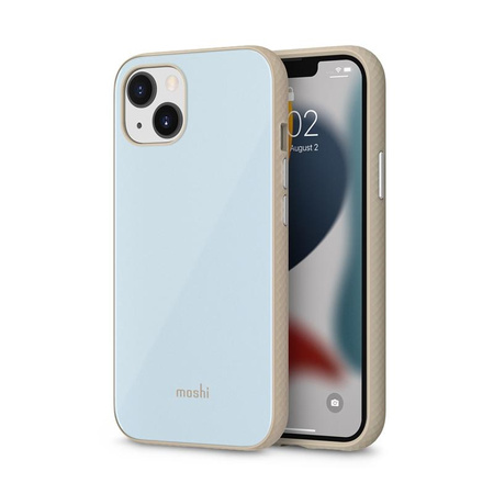 Moshi iGlaze Slim Hardshell Case - pouzdro pro iPhone 13 (systém SnapTo) (modrá)