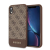 Guess 4G Bottom Stripe Collection - iPhone XR Case (brown)