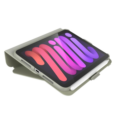 Speck Balance Folio - iPad mini 6 (2021) case with MICROBAN coating (Velvet Green/Moss Green)