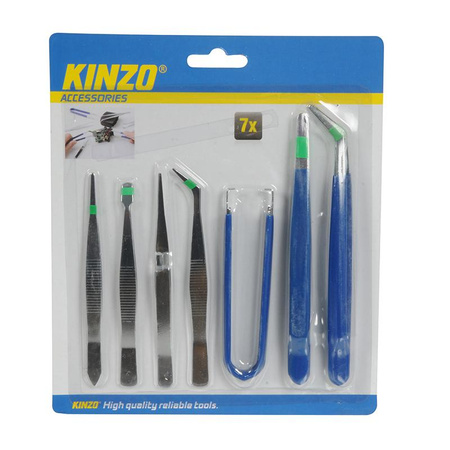 Kinzo - Sada přesných pinzet 7 ks