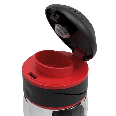 Quokka Splash - Water bottle bidon with quick opening system 730 ml (Carbon)