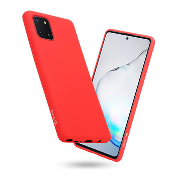Crong Color Cover - Etui Samsung Galaxy Note 10 Lite (czerwony)