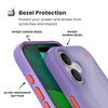 Speck Presidio Lux Grip MagSafe - iPhone 17 Case (Purple Fade/Magic Purple/New Poppy)