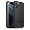 Crong Prestige Carbon Cover - Custodia per iPhone 11 Pro Max (Nero)