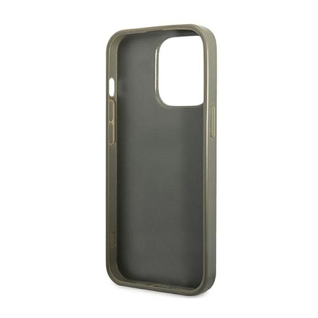 Guess Glitter Flakes Metal Logo Case - iPhone 14 Pro Max Case (green)