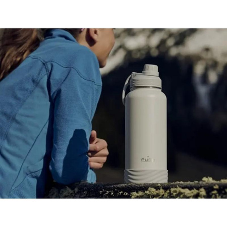 PURO Outdoor - Rozsdamentes acél termál palack 750 ml (sötétkék)