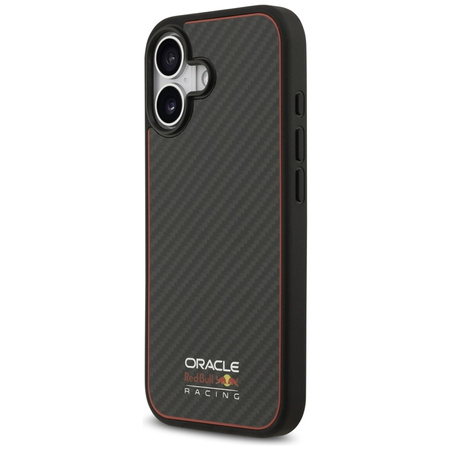 Red Bull Kevlar Logo Matt MagSafe - iPhone 17 Case (Black)