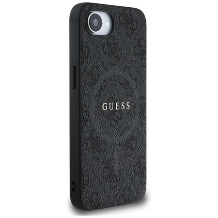 Guess 4G Ring Classic Logo MagSafe - Case for iPhone 16e (black)