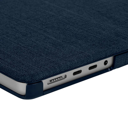 Incase Textured Hardshell in Woolenex - Materiałowa obudowa MacBook Pro 14" (2023-2021) (kobaltowy)