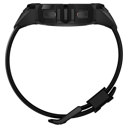 Spigen Rugged Armor Pro - Bracelet + étui pour Samsung Galaxy Watch 4 / 5 40 mm (Graphite)