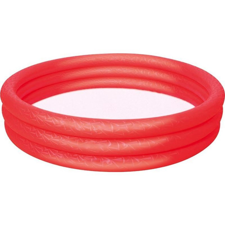 Bestway - Aufblasbares 3-Kammer-Schwimmbecken 152x30cm (Rot)