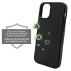 PURO ICON Cover - iPhone 12 Pro Max Hülle mit antimikrobiellem Schutz (schwarz)