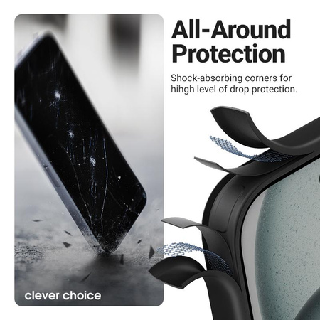 BLACK MAGSAFE ETUI FOR IPHONE AIR Crong CASE MAGNETIC ELEGANT