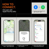 Spigen TagMe Bluetooth Tracker - Ortungsgerät für Schlüssel, Rucksack, Tasche Apple Find My (Schwarz)
