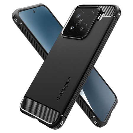 Spigen Rugged Armor - tok Xiaomi 15 (matt fekete)
