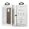 Guess 4G Charms Collection - Coque pour iPhone 12 mini (marron)