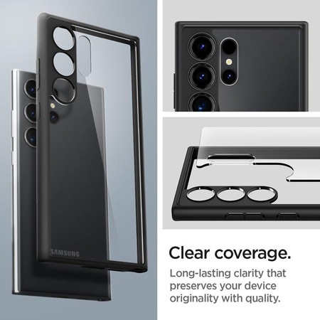 Spigen Ultra Hybrid - Etui pour Samsung Galaxy S24 Ultra (Noir mat)