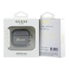 Guess Metallic Script Charm - Hülle für AirPods 4 (schwarz)