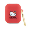 Hello Kitty Silicone 3D Kitty Head - Case for AirPods 1/2 gen (fuchsia)