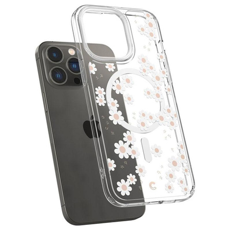 Spigen Cyrill Cecile MagSafe - pouzdro pro iPhone 14 Pro (White Daisy)