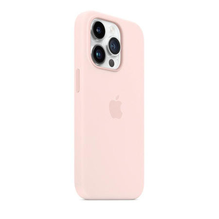 Apple Silicone Case - Silicone Case with MagSafe for iPhone 14 Pro (chalky pink)