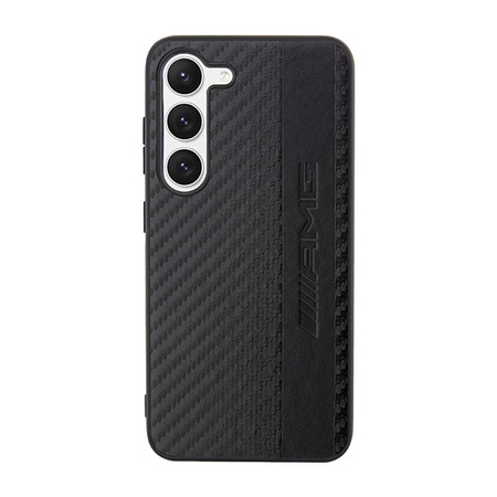 AMG Carbon Stripe & Embossed - Hülle für Samsung Galaxy S23+ (Schwarz)