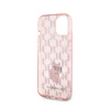 Karl Lagerfeld Monogram Choupette - iPhone 15 tok (rózsaszín)