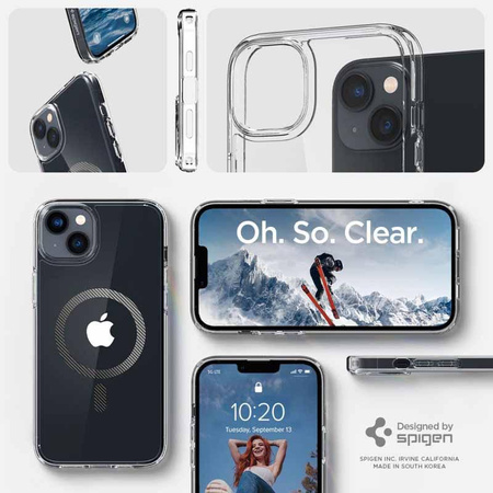 Spigen Ultra Hybrid MagSafe - Hülle für iPhone 14 (Carbon Fiber)