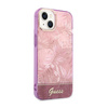 Guess Jungle Tasche - iPhone 14 Plus Tasche (Rosa)