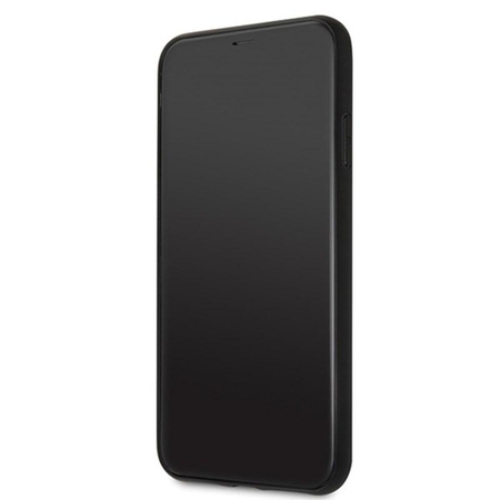 Guess 4G kétrétegű csillám tok - iPhone 11 Pro Max tok (piros)