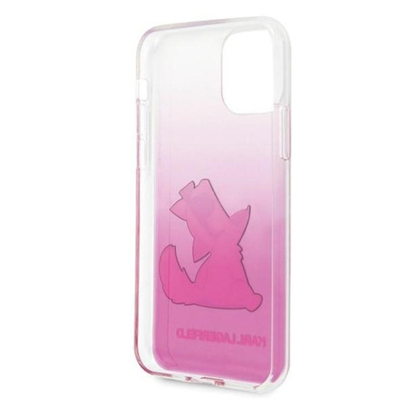 Karl Lagerfeld Choupette Fun Sunglasses - pouzdro na iPhone 12 / iPhone 12 Pro (růžové)