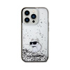 Karl Lagerfeld Liquid Glitter Choupette - Case for iPhone 14 Pro (Transparent)