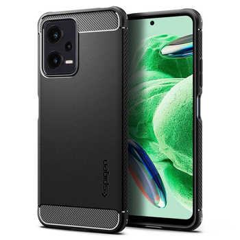 Spigen Rugged Armor - tok Xiaomi Redmi Note 12 5G/POCO X5 5G (fekete)