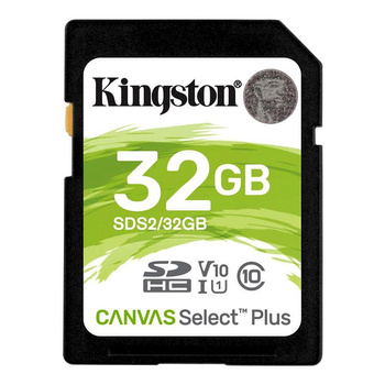 Paměťová karta Kingston Canvas Select Plus SDHC - 32 GB Class 10 U1 100 MB/s