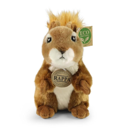MASKOTKA PLUSZOWA WIEWIÓRKA RUDA REALISTYCZNA 20cm RAPPA ECO JAK ŻYWA