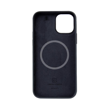 Crong Color Cover Magnetic - Etui iPhone 12 Pro Max MagSafe (czarny)